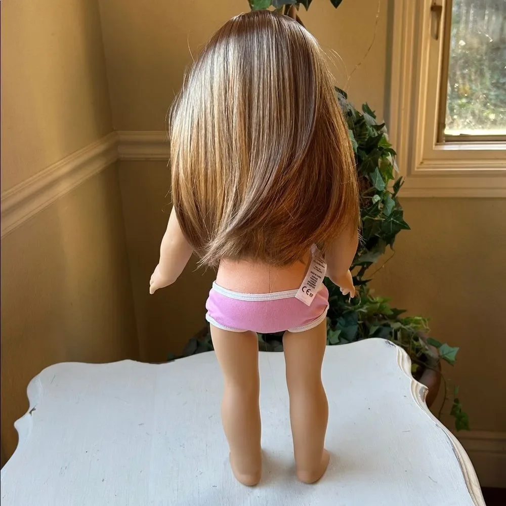 American Girl Doll Truly Me In Original Dress and Shoes. Excellent Condition